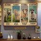 Sheep Poster & Canvas, Be Strong When You Are Weak Be Brave When You Are Scared, Sheep Canvas Wall Art, Poster Gift For Sheep Lovers