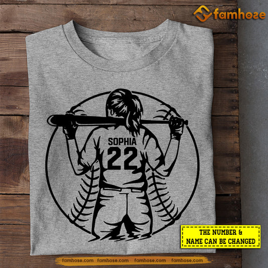 Personalized Softball T-shirt, Be Strong, Gift For Softball Lovers, Softball Tees, Softball Girls