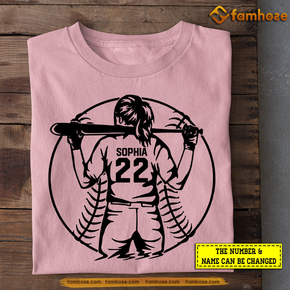 Personalized Softball T-shirt, Be Strong, Gift For Softball Lovers, Softball Tees, Softball Girls