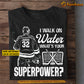 Cool Personalized Hockey T-shirt, I Walk On Water Sport Tee Gift For Hockey Lovers