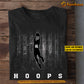 Cool Personalized Basketball Boy T-shirt, Hoops Sport Tees Gift For Basketball Players, Basketball Lovers