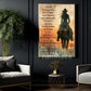 Cowgirl Canvas Painting, I Choose To Live By Choice, Rodeo Wall Art Decor, Poster Gift For Horse Lovers