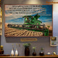 Farm Poster & Canvas, A Season A Time To Every Purpose Under The Heaven A Time To Plant, Tractor Canvas Wall Art, Poster Gift For Tractor Lovers