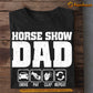 Funny Horse T-shirt, Horse Show Dad Repeat, Father's Day Gift For Horse Lovers, Horse Riders, Equestrians