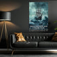 A Sailor's Path to Mastery Canvas Painting, Smooth Seas Never Made A Skilled Sailor, Wall Art Decor, Poster Gift For Sailing Boat Lovers