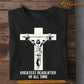 Cool Gym & God T-shirt, Greatest Deadlifter Of All Time Jesus Sport Tees Gift For Gym Lovers, God Lovers