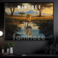 A Lion’s Reflection of Confidence Canvas Painting, Mindset Is Everything, Motivational Wall Art, Poster Gift for Decoring Office, Living Room, or Workspace