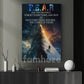 Fear Has Two Meanings, Motivational Wall Art Decor, Inspirational Canvas Painting, Poster Gift for Decoring Office, Living Room, or Workspace