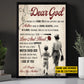 Personalized Baseball Mom Son Canvas Painting, Dear God I Wish To Thank You Sport Wall Art Decor, Poster Mother's Day Gift For Mom From Baseball Boy