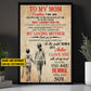 Personalized Baseball Mom Son Canvas Painting, To My Mom Everything I Am Sport Wall Art Decor, Poster Mother's Day Gift For Mom From Baseball Boy