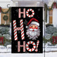 Santa Claus Themed Festive, Ho Ho Ho, Christmas Garden Flag - House Flag, Flag Gift For Santa Claus Lovers