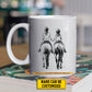 Personalized Horse Riding Mom & Daughter Mug, Mom Thanks For Being My Mom, Best Mother's Day Gift For Mom From Horse Girl