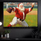 Christmas Baseball Canvas Painting, Santa Claus Playing Baseball, Wall Art Decor, Xmas Poster Gift For Baseball Lovers