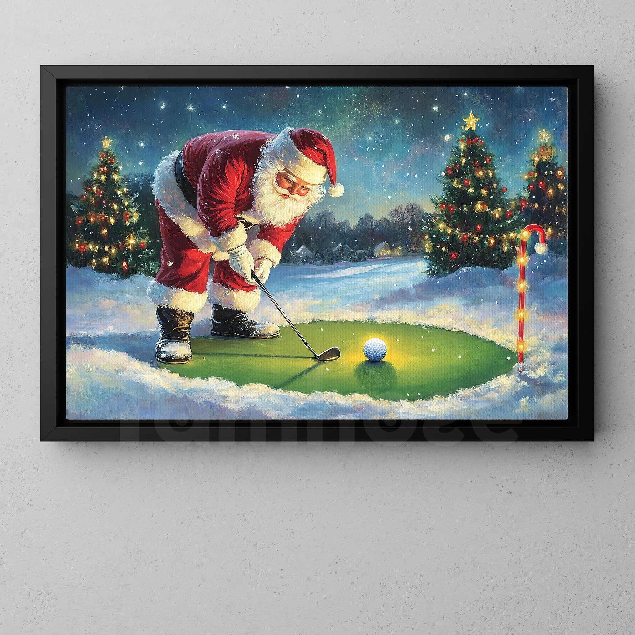 サンタクロース　クリスマス　ゴルフ　golf ビンテージラグ　177x124 668点のGolf Christmasのストックフォト、写真、画像 - Getty Images