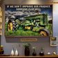 Tractor Poster & Canvas, If We Don't Improve Our Product Someone Else Will, Tractor Canvas Wall Art, Poster Gift For Tractor Lovers