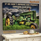 Tractor Poster & Canvas, If We Don't Improve Our Product Someone Else Will, Tractor Canvas Wall Art, Poster Gift For Tractor Lovers