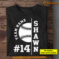 Personalized Softball T-shirt, Shawn, Gift For Softball Lovers, Softball Tees, Softball Girls