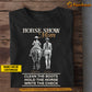 Personalized Horse Riding Mom Daughter T-shirt, Horse Show Mom Tees Mother's Day Gift For Mom From Horse Girl