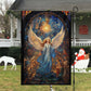 Guardian Angel In Celestial Glory, Christmas Garden Flag - House Flag, Flag Gift For Angel Lovers