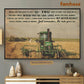 Farm Poster & Canvas, While On This Ride Called Life You Have To Take The Good, Farmer Canvas Wall Art, Poster Gift For Farm Lovers