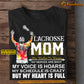 Personalized Lacrosse Mom Son T-shirt, Lacrosse Mom Sport Tee Mother's Day Gift For Mom From Lacrosse Boy