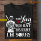 Personalized Baseball Mom Son T-shirt, He Only Loves His Bat & His Mama Sport Tee Mother's Day Gift For Mom From Baseball Boy