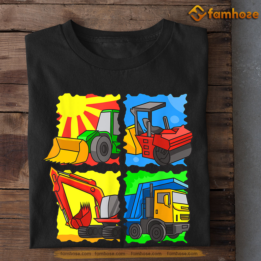 Cool Tractor Kids T-shirt, Many Kind Of Tractors, Back To School Gift For Tractor Kids Boys And Girls