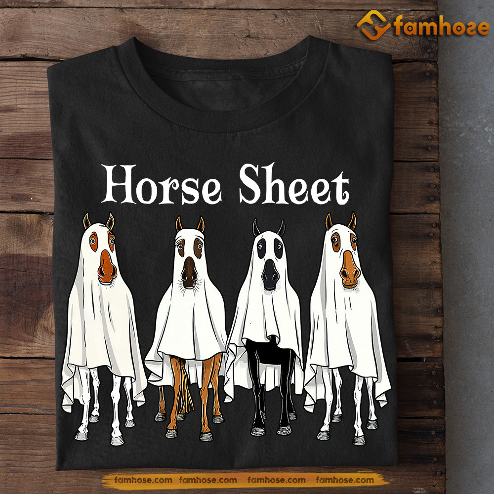 Halloween Horse T-shirt, Horse Sheet, Gift For Horse Lovers, Horse Riders, Equestrians