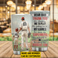 Personalized Baseball Dad Son Tumbler, Dear Dad Thank You Stainless Steel Tumbler, Father's Day Gift For Baseball Lovers