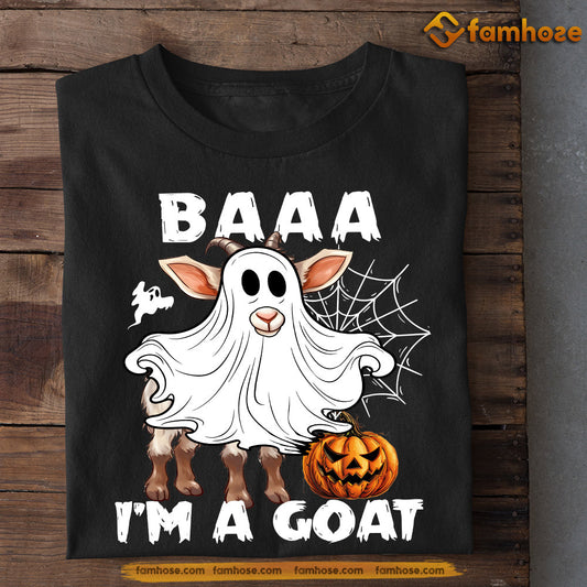 Halloween Goat T-shirt, Baa I'm A Goat, Halloween Gift For Goat Lovers, Goat Tees, Farmer Tees