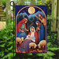 Holy Family Night Nativity A Celebration of the Holy Birth, Christmas Garden Flag - House Flag, Nativity Religious Winter Jesus Christians Flag Gift