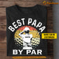 Personalized Golf Dad T-shirt, Best Papa By Far Sport Tees Father's Day Gift For Golf Lovers
