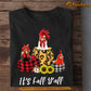 Thanksgiving Chicken T-shirt, It's Fall Y'all, Thankful Gift For Chicken Lovers, Farmer Tee