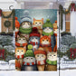 We Are One We Are Family Cute Cats Together, Christmas Garden Flag - House Flag, Christmas Flag Gift For Cat Lovers, Cat Owners