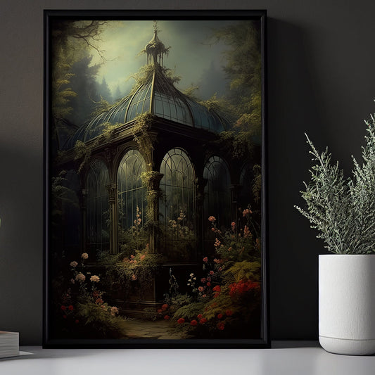 A Magical Maze In The Middle Of A Forest, Mystery Canvas Painting, Wall Art Print - Secret Forest Poster Gift