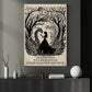 Silhouette Halloween Beauty And Dragon Canvas Painting, She Stopped Trying To Slay Her Dragons Wall Art Decor, Spooky Season Poster Gift For Dragon Lovers