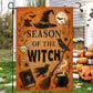 Halloween Witch Garden & House Flag, Season Of The Witch Yard Flag Spooky Season Gift For Witch Lover