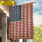 July 4th Snowmobile American Garden Flag House Flag, Independence Day Patriotic Snowmobile USA Yard Flag Gift For Snowmobile Lovers