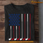 Golf July 4th T-shirt, American Flag Made Of Golf Sport Tees Gift For Golf Lovers