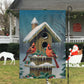 Cardinals At The Snow-Capped Birdhouse, Christmas Garden Flag - House Flag, Christmas Flag Gift For Bird Lovers, Bird Flag