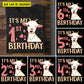 Cute Goat Birthday T-shirt, It's My Birthday Tees Gift For Kids Boys Girls Goat Lovers, Age Can Be Changed