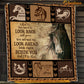 Horse Blanket, When It's Too Hard To Look Back Look Ahead Fleece Blanket - Sherpa Blanket Gift For Horse Lover