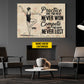 Personalized Gymnastic Girl Canvas Painting, Practice Like You Have Never Won Wall Art Decor, Poster Gift For Gymnastic Lovers