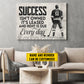 Personalized Hockey Man Canvas Painting, Success Isn't Owned It's Leased And Rent Is Due Every Day Sport Wall Art Decor, Poster Gift For Hockey Lovers
