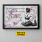 Personalized Yoga Girl Canvas Painting, The Only Person You Are Destined Wall Art Decor, Poster Gift For Yoga Lovers