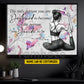 Personalized Yoga Girl Canvas Painting, The Only Person You Are Destined Wall Art Decor, Poster Gift For Yoga Lovers