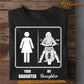 Motorcycle Dad Mom Daughter T-shirt, Your Daughter My Daughter Tees Gift For Biker Lovers