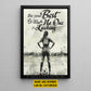 Personalized Soccer Woman Canvas Painting, Do Your Best When No One Is Looking Sports Wall Art Decor, Poster Gift For Soccer Lovers