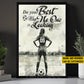 Personalized Soccer Woman Canvas Painting, Do Your Best When No One Is Looking Sports Wall Art Decor, Poster Gift For Soccer Lovers