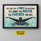 Personalized Swimming Man Canvas Painting, You Can't Put A Limit On Anything Sport Wall Art Decor, Poster Gift For Swimming Lovers